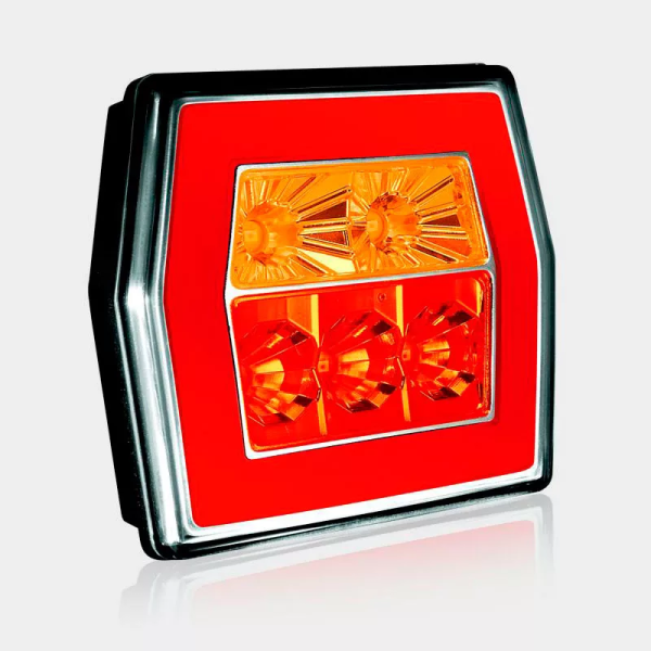 Фонарь светодиодный с подсветкой номера Fristom (с проводом)