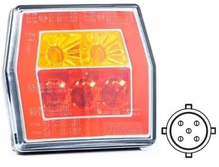 Фонарь светодиодный без подсветки номера (разъем bayonet)