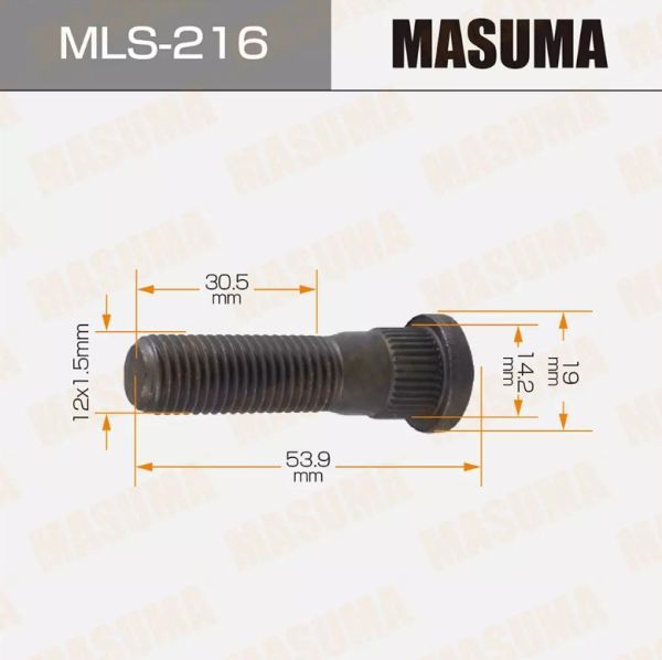 Шпилька колесная MASUMA M12x1.5