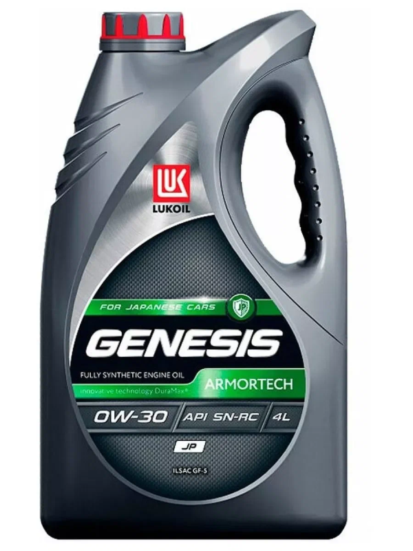 Масло моторное синтетическое ЛУКОЙЛ GENESIS ARMORTECH JP 0w30 4л