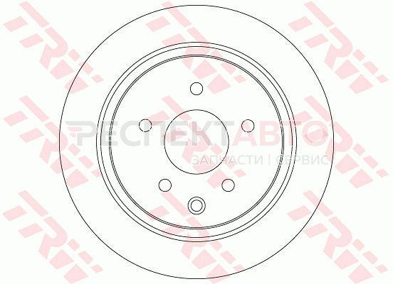 Диск тормозной задний