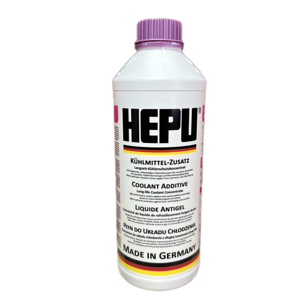 Антифриз HEPU G12 EVO (фиолетовый, концентрат) 1,5л