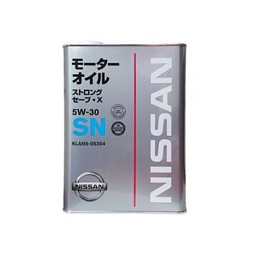 Масло моторное синтетическое NISSAN STRONG SAVE X SN 5w30 4л