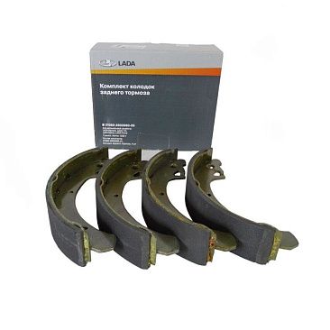Колодки тормозные задние (без АБС)
