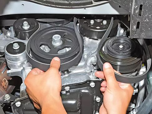 Замена приводных ремней и роликов