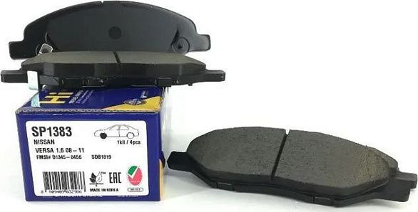 Колодки тормозные передние