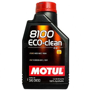 Масло моторное синтетическое MOTUL 8100 ECO-CLEAN 0w30 1л