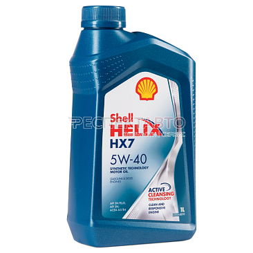 Масло моторное полусинтетическое SHELL HELIX HX7 A3/B4 5w40 1л