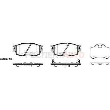 Колодки тормозные передние