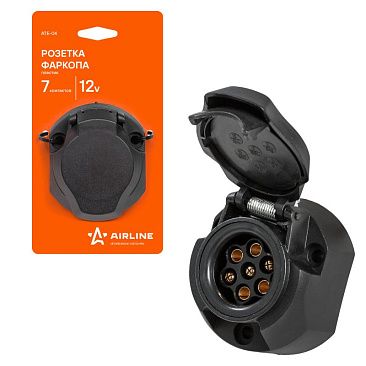 Розетка фаркопа Airline 7 контактов пластик