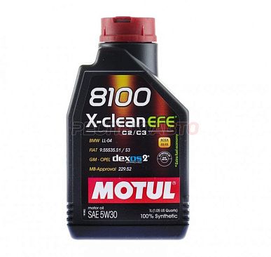 Масло моторное синтетическое MOTUL 8100 X-CLEAN EFE 5w30 1л
