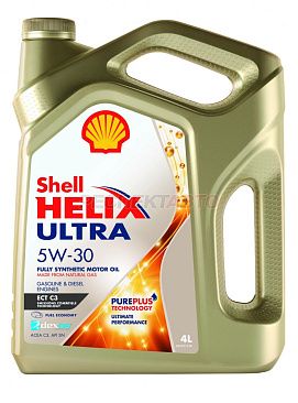 Масло моторное синтетическое SHELL HELIX ULTRA ECT C3 5w30 4л