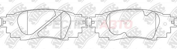 Колодки тормозные задние (диск)