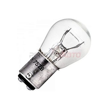 Лампа накаливания Osram P21/5W 12V (цокольная, 2х контактная, усики параллельно) ORIGINAL