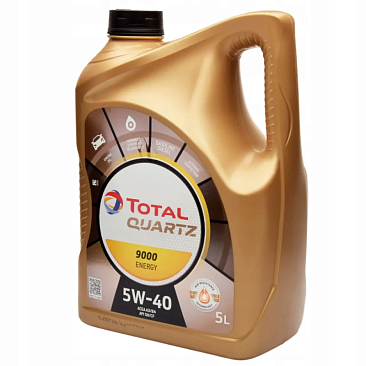 Масло моторное синтетическое TOTAL QUARTZ 9000 5w40 5л