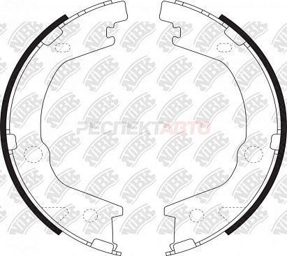 Колодки ручного тормоза 