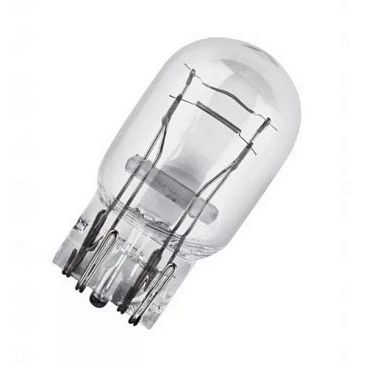 Лампа накаливания BEHR-HELLA W21/5W 12V (безцокольная, 2х контактная)