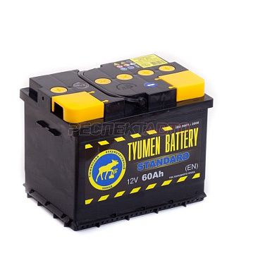 Аккумулятор TYUMEN BATTERY 60A/h 550A обратная R+ 242х175х190