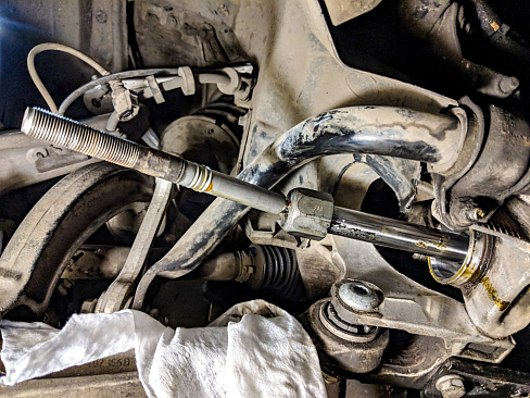 Замена рулевой тяги