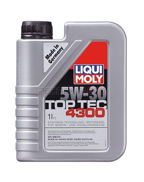 Масло моторное синтетическое LIQUI MOLY TOP TEC 4300 5w30 1л