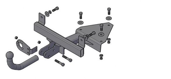 Фаркоп Lada Granta хэтчбек 2013-, Калина 2 хэтчбек 2013-