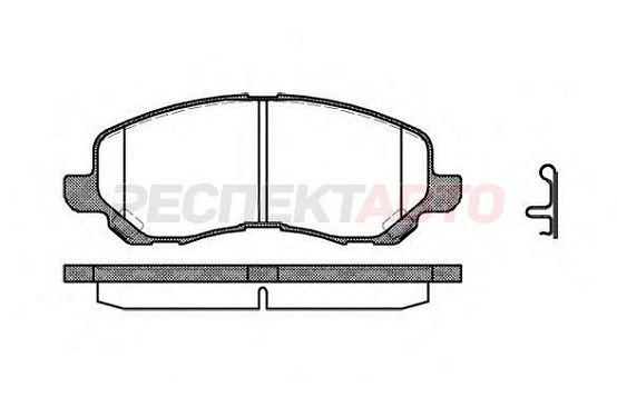 Колодки тормозные передние