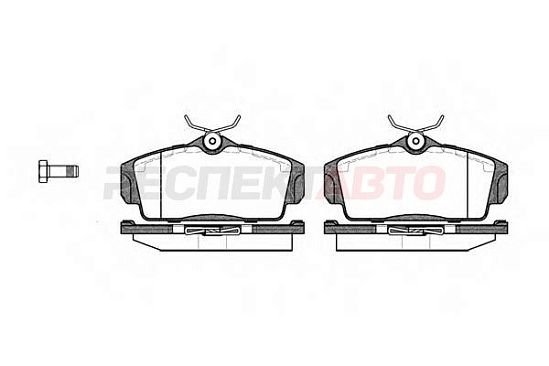 Колодки тормозные передние