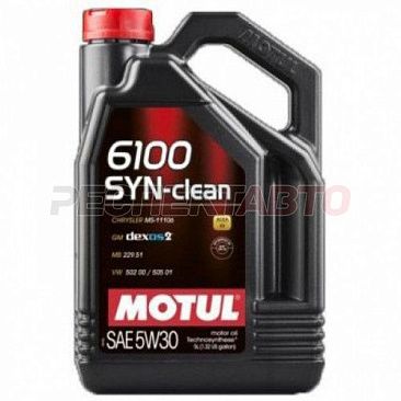 Масло моторное синтетическое MOTUL 6100 SYN-CLEAN 5w30 5л
