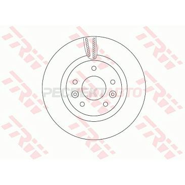 Диск тормозной передний
