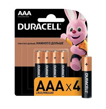 Батарейка AAA 12V Duracell BASIC (упаковка 4шт)