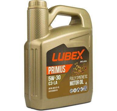 Масло моторное синтетическое LUBEX PRIMUS C3-LA SN C3 5w30 4л