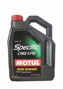 Масло моторное синтетическое MOTUL SPECIFIC CNG/LPG 5w40 5л