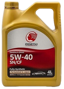 Масло моторное синтетическое IDEMITSU F-S 5w40 4л