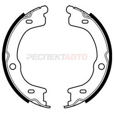 Колодки тормоза ручного