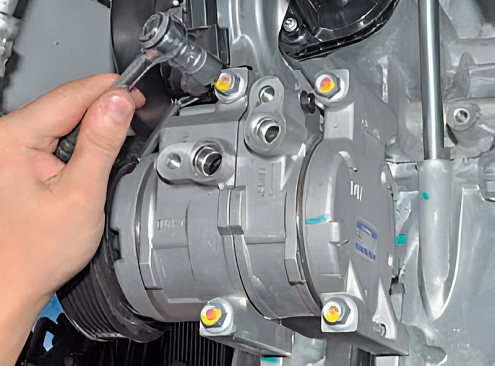 Замена компрессора