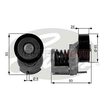 Ролик натяжной ремня приводного (с кондиционером)