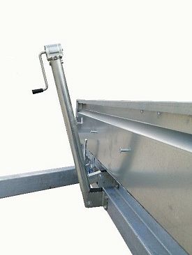 Домкрат для прицепа усиленный с кронштейнами