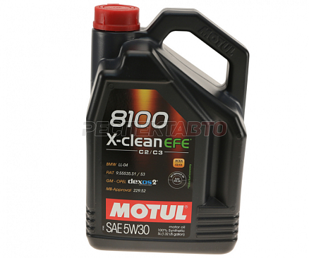 Масло моторное синтетическое MOTUL 8100 X-CLEAN EFE 5w30 5л