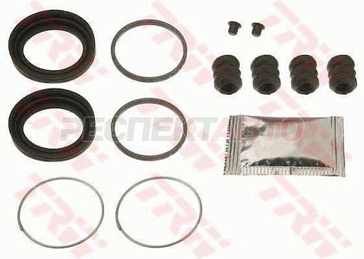 Ремкомплект суппортов тормозных передних (все пыльники, смазка)