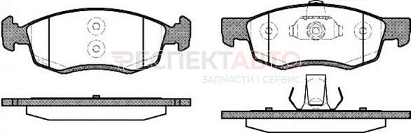 Колодки тормозные передние