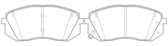 Колодки тормозные передние
