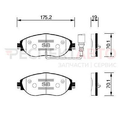 Колодки тормозные передние