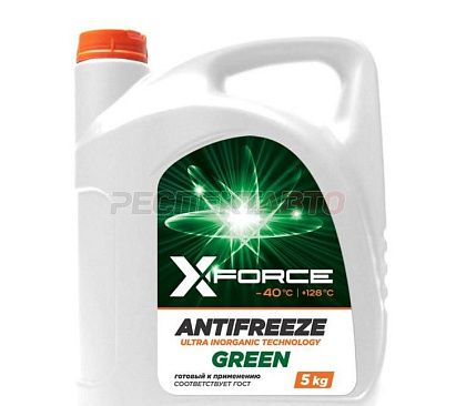 Антифриз COOLSTREAM X-FORCE (зеленый) 5кг