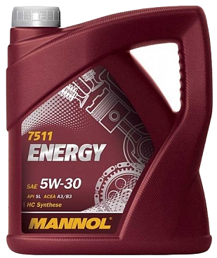 Масло моторное синтетическое MANNOL ENERGY 5w30 4л