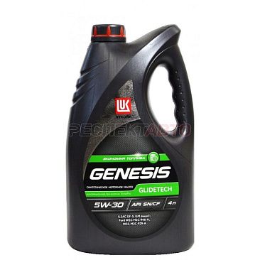 Масло моторное синтетическое ЛУКОЙЛ GENESIS GLIDETECH 5W30 4л