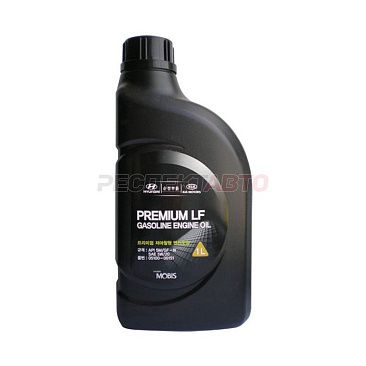 Масло моторное синтетическое HYUNDAI/KIA Premium Gasoline 5w20 1л