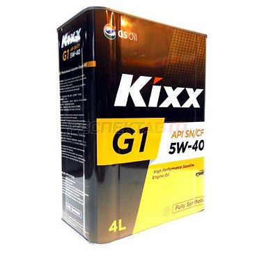 Масло моторное синтетическое KIXX G1 5w40 4л