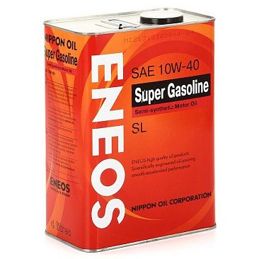 Масло моторное полусинтетическое ENEOS Super Gasoline SL 10w40 4л