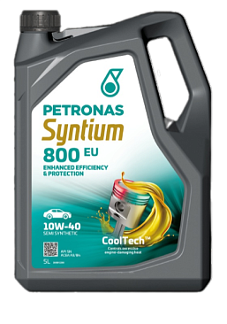Масло моторное полусинтетическое Petronas Syntium 800 EU 10w40 5л