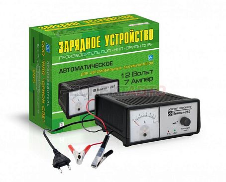 Зарядное устройство ВЫМПЕЛ PW265, 0-7А, 12В (стрелочный, автомат)